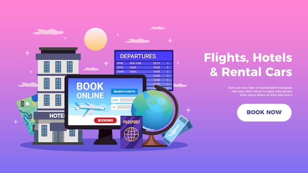 A digital banner showcasing various partner logos of an airline loyalty program, including hotels, car rentals, and retail brands, emphasizing diverse ways to accumulate miles beyond flights.