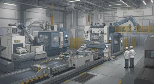 Ayudas Maquinaria Industrial 2026: Calendario y Convocatorias Maquinaria industrial avanzada en una fábrica moderna, simbolizando la inversión y eficiencia.