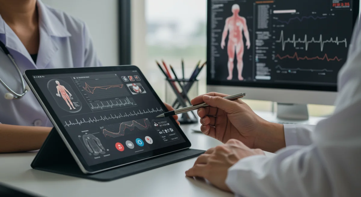 Consulta médica a distancia a través de telemedicina