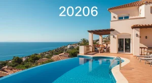Lujosa villa en la costa española, símbolo de inversión vacacional exitosa en 2026.